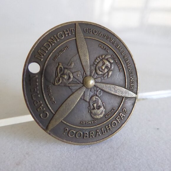 VINTAGE ORIGINAL 1940 CAPTAIN MIDNIGHT DECODER PREMIUM RADIO SHOW BRONZE COIN - Picture 6 of 6
